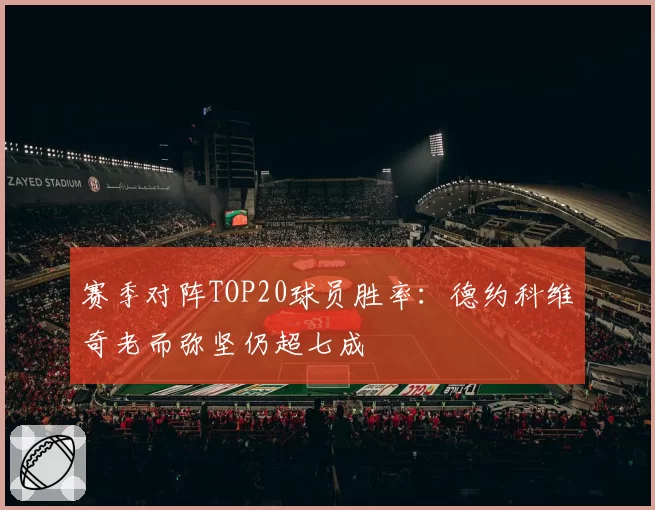 赛季对阵TOP20球员胜率：德约科维奇老而弥坚仍超七成